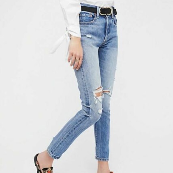 Levi's Denim - LEVI"S (Free People) 501 High Rise Skinny Jeans!